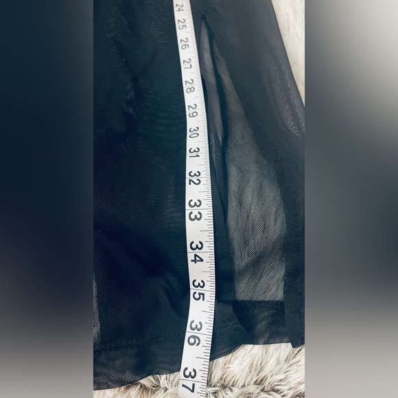 Eye Candy Black Sheer Robe - Picture 5 of 10